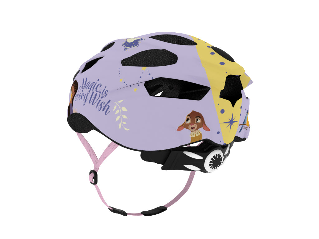 Kinderhelm Fiets Meisjes Disney Wish Fietshelm 52-56cm Paars Geel Kopen Online