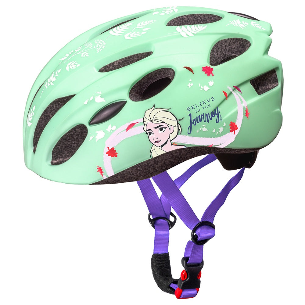 Kinderhelm Fiets Meisjes Frozen 2 Mint/paars 52-56 cm Fietshelm Kinderen kopen online