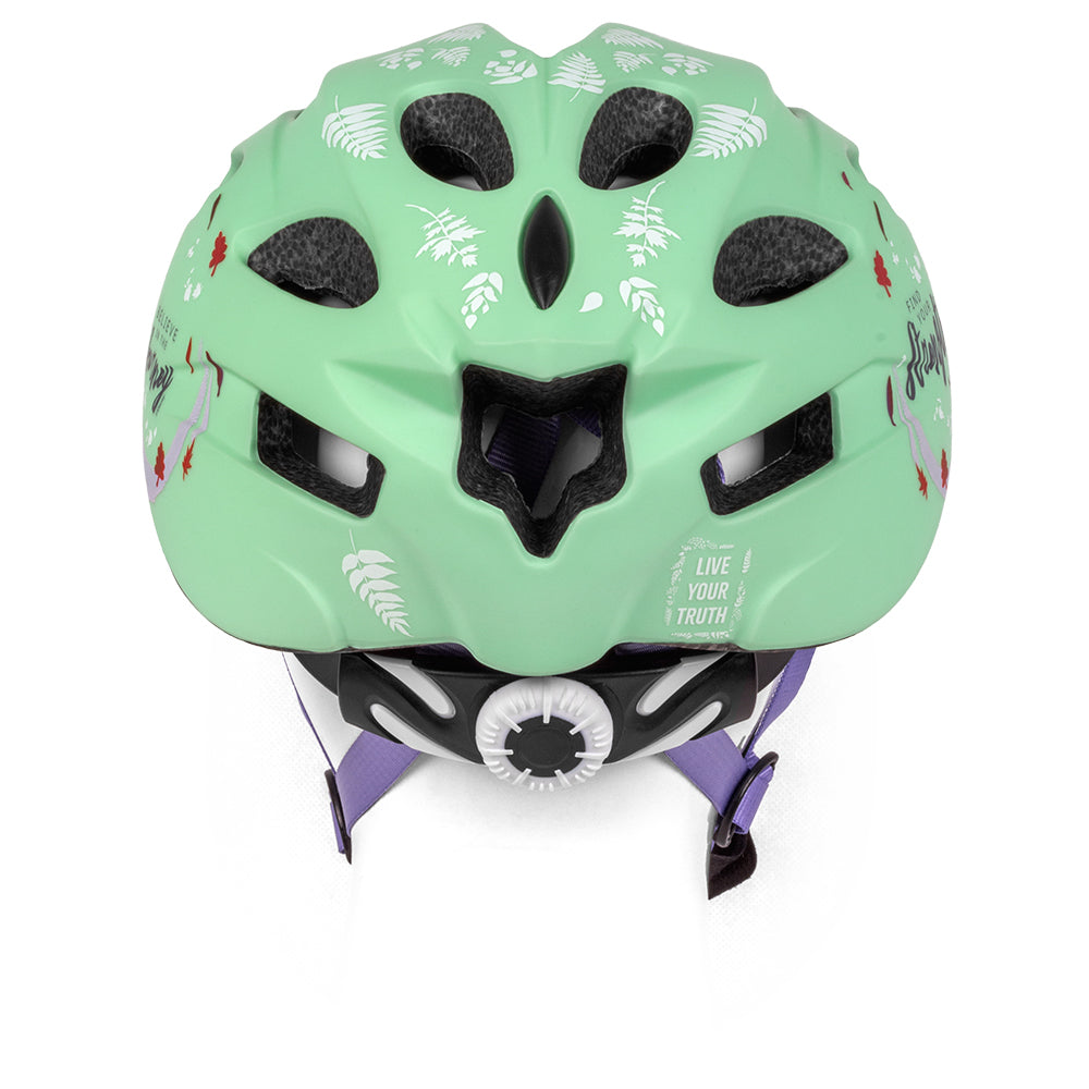 Kinderhelm Fiets Meisjes Frozen 2 Mint/paars 52-56 cm Fietshelm Kinderen kopen online
