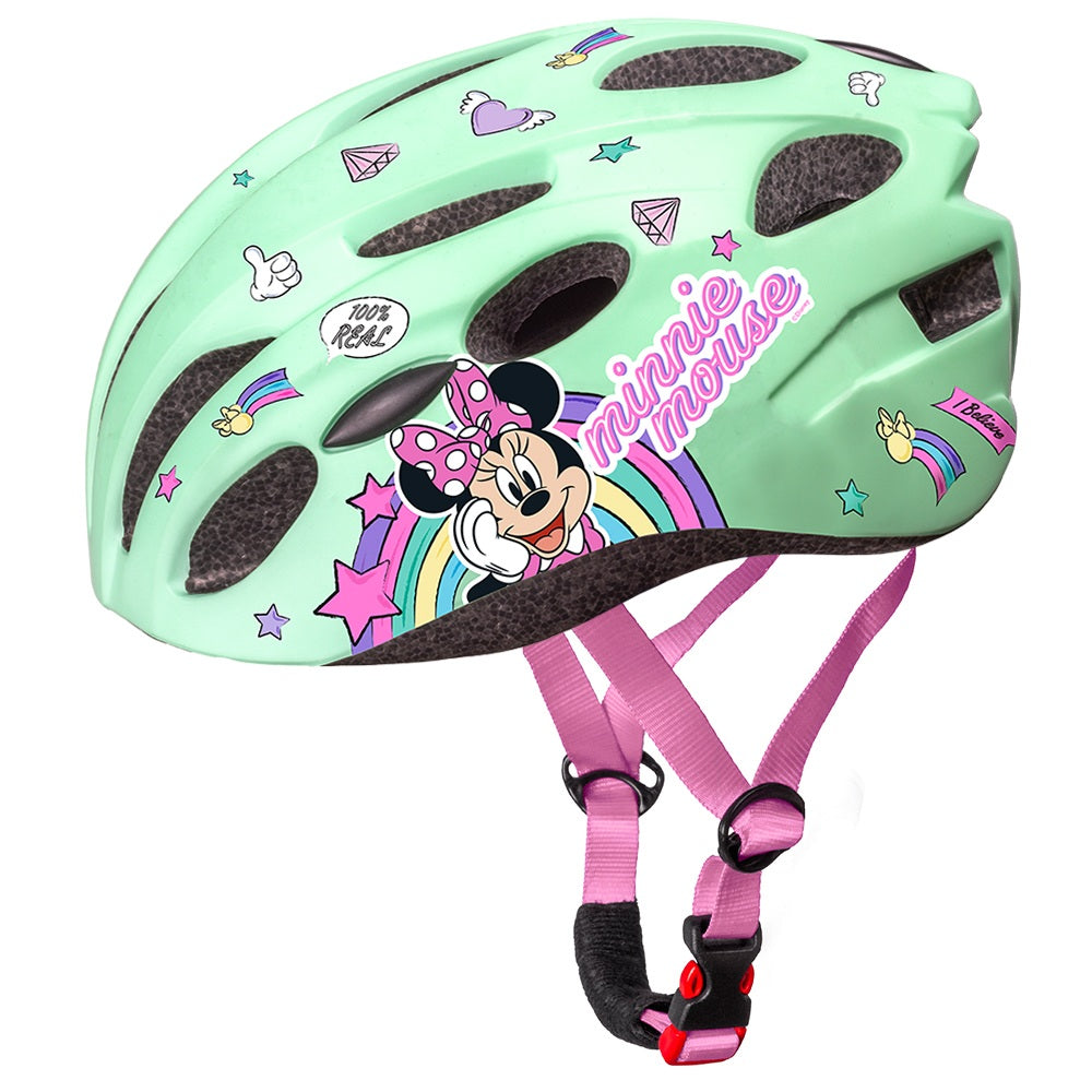 Kinderhelm Fiets Meisjes Kinderen Minnie Mouse Mint 52-56 cm Fietshelm kopen online