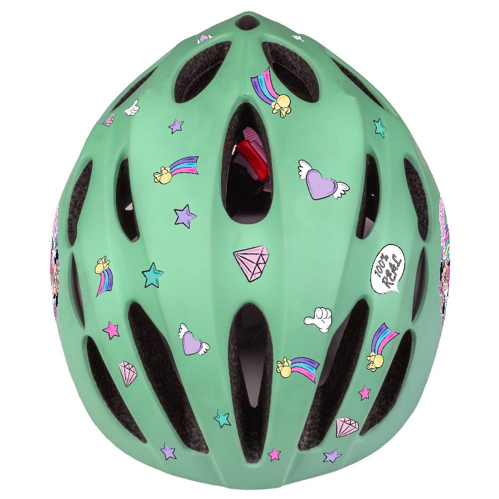 Kinderhelm Fiets Meisjes Kinderen Minnie Mouse Mint 52-56 cm Fietshelm kopen online
