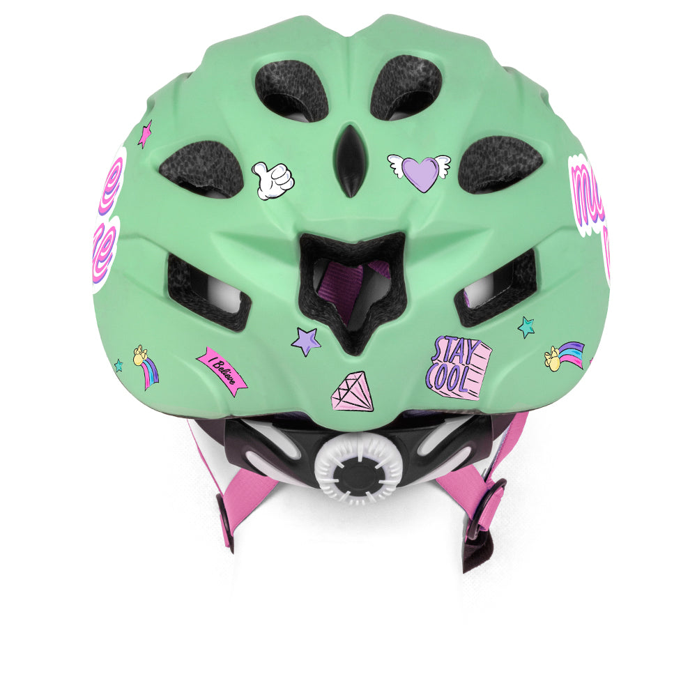 Kinderhelm Fiets Meisjes Kinderen Minnie Mouse Mint 52-56 cm Fietshelm kopen online