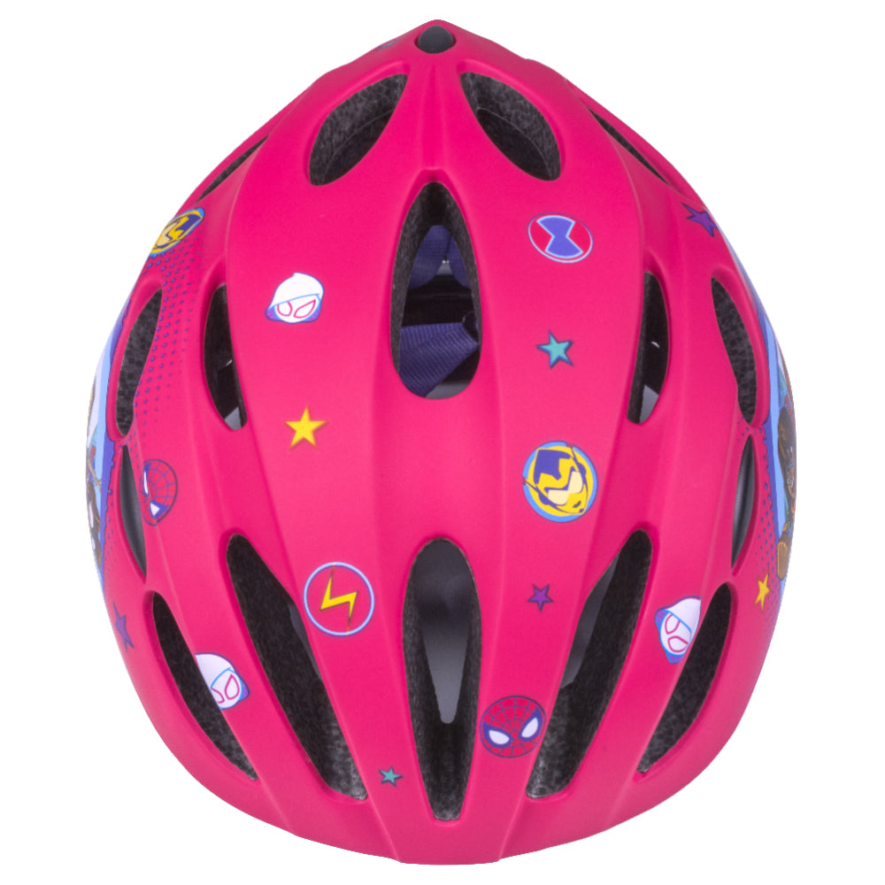 Kinderhelm Meisjes Fietshelm Marvel Helden Roze 52-56 cm Kinderfietshelm Kopen Online