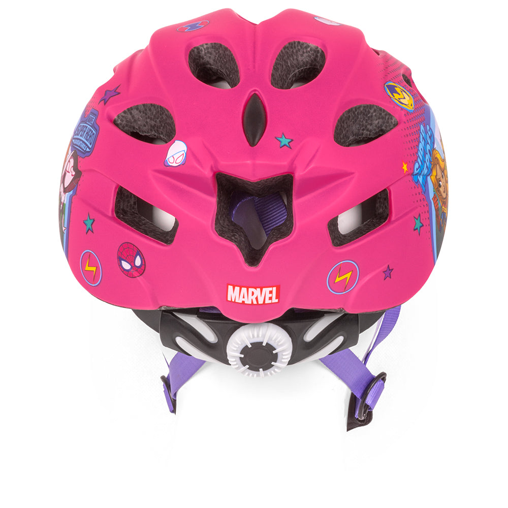 Kinderhelm Meisjes Fietshelm Marvel Helden Roze 52-56 cm Kinderfietshelm Kopen Online