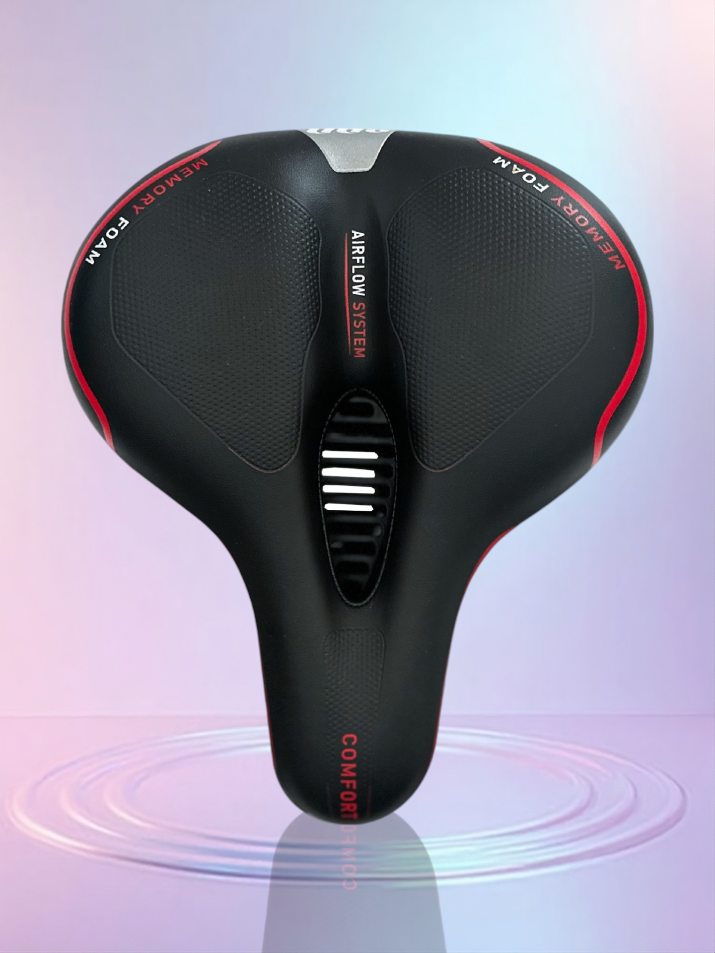 Fietszadel Memory Foam Comfort Pro Sport Lights - Zwart - Dames/Heren