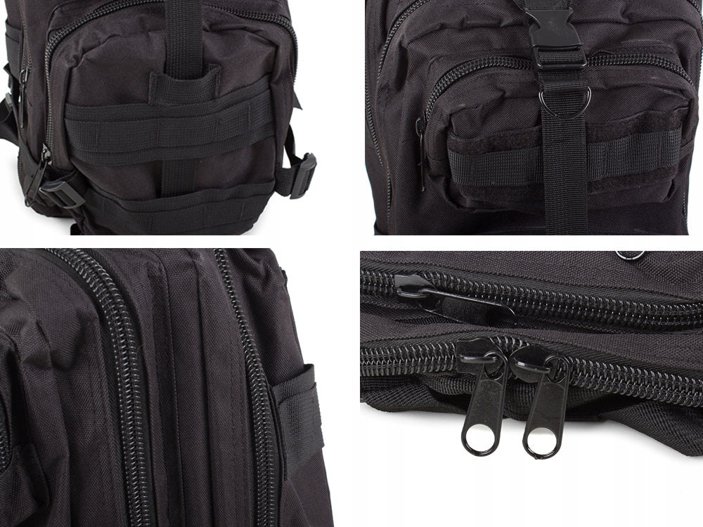 Tactische Militaire Rugzak Survival Zwart 30 Liter