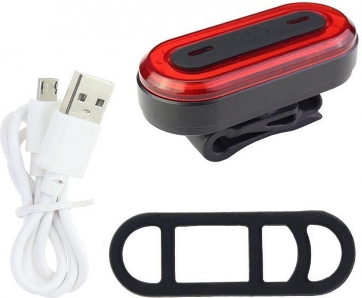 Pro Sport Lights Rood Achterlicht - USB Oplaadbaar kopen 100 lumen