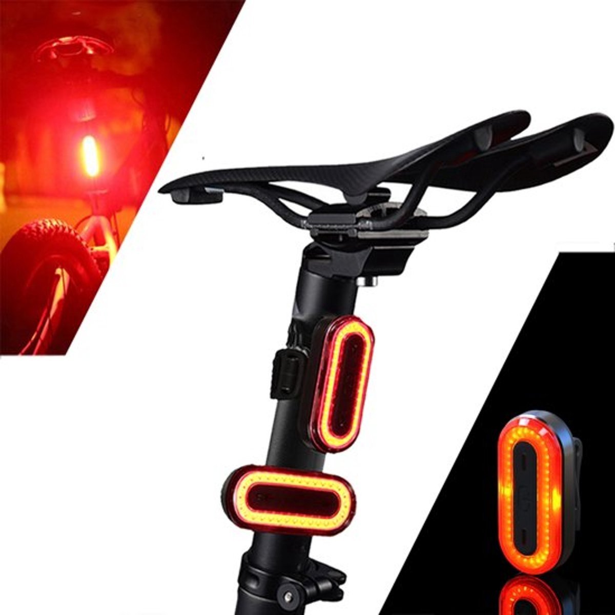 Pro Sport Lights Rood Achterlicht - USB Oplaadbaar kopen 100 lumen
