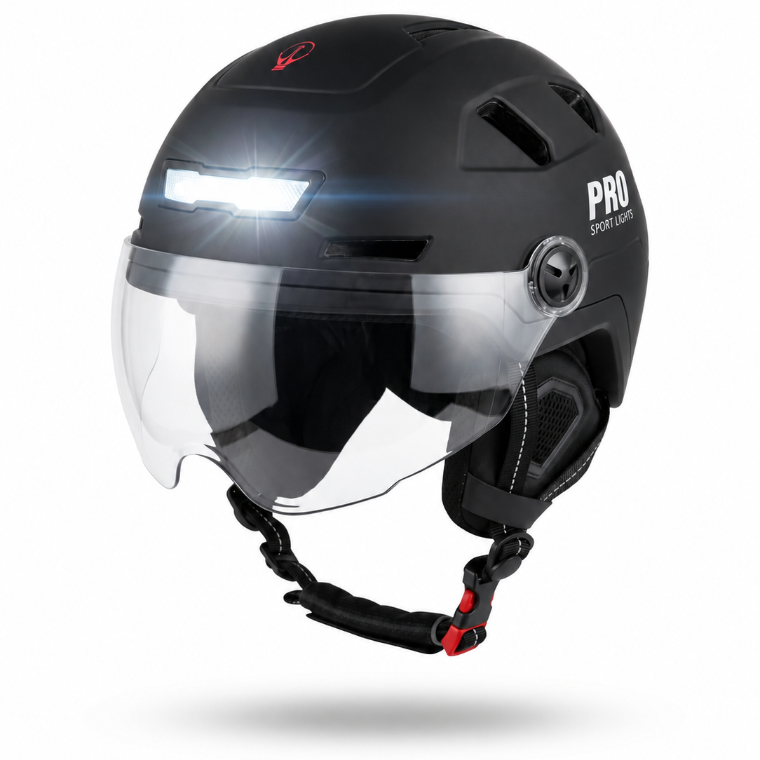 Fietshelm Speed Pedelec Volwassenen 2 Vizieren & LED-Verlichting - NTA 8776 - E-Bike & Elektrische Fiets kopen online