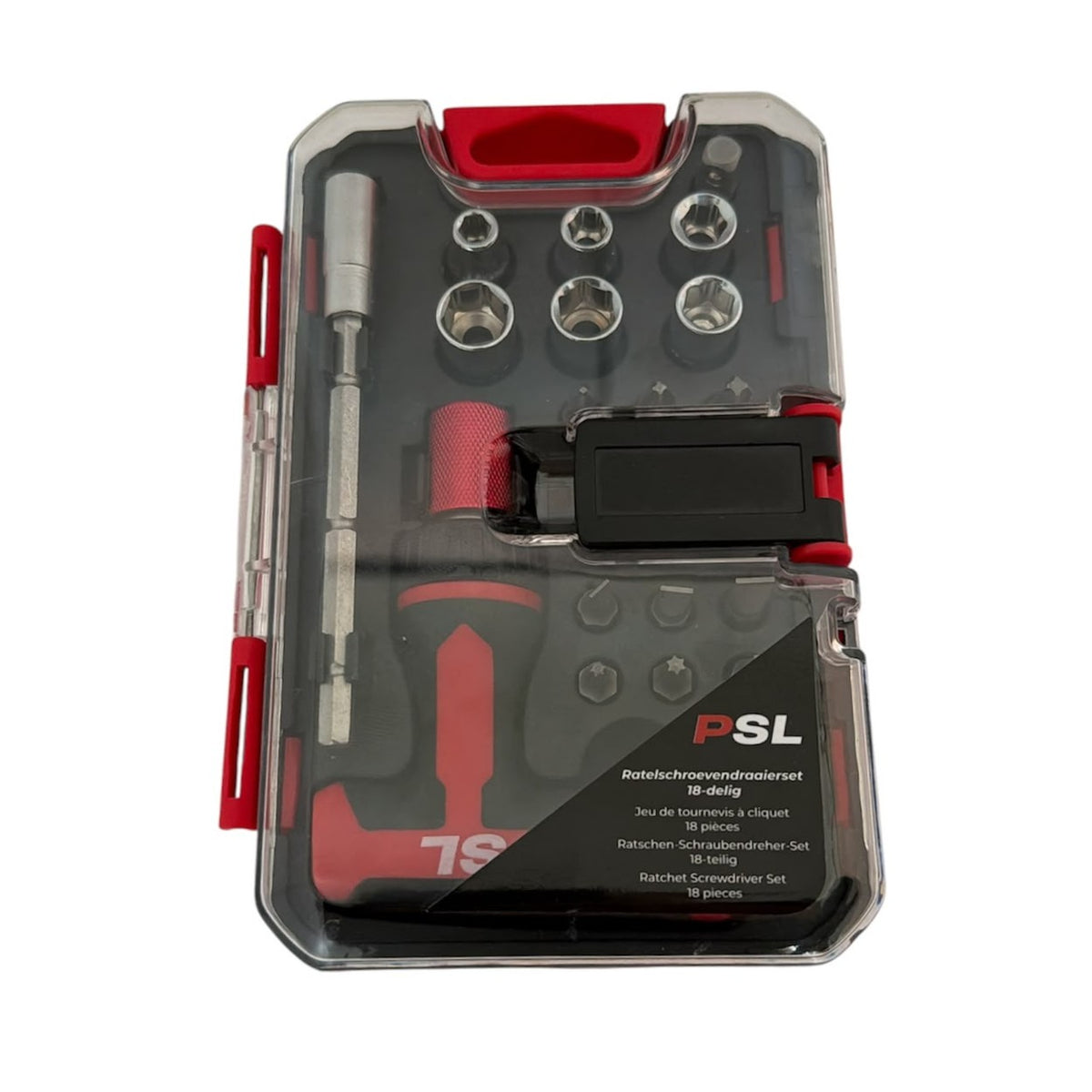 Schroevendraaierset 18-delig T-greep Bitset Doppen Torx Compacte Ratel Gereedschapset Kopen Online