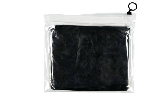 Regenponcho Zwart met Capuchon - Universele Maat Regenjas kopen