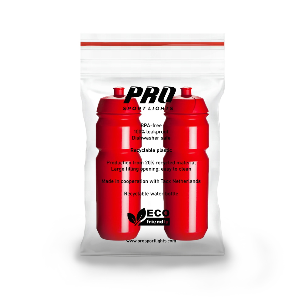 2 x Drinkbus Pro Sport Lights - 750 ml - Rood