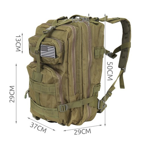 Rugzak Heren Dames XL 38 Liter Survival Militaire Tactische Rugtas - Groen - Waterdicht kopen online