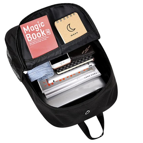 Backpack Boys For School 19 Liter With LED School Backpack USB with Reflectors