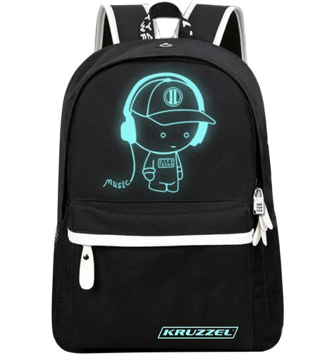 Backpack Boys For School 19 Liter With LED School Backpack USB with Reflectors