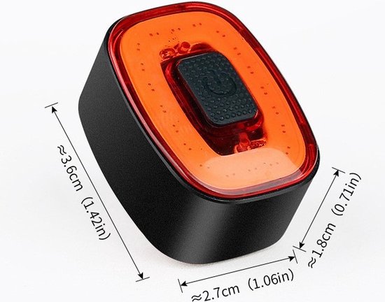 Pro Sport Lights 100 Lumen Slim achterlicht met Rem detectie