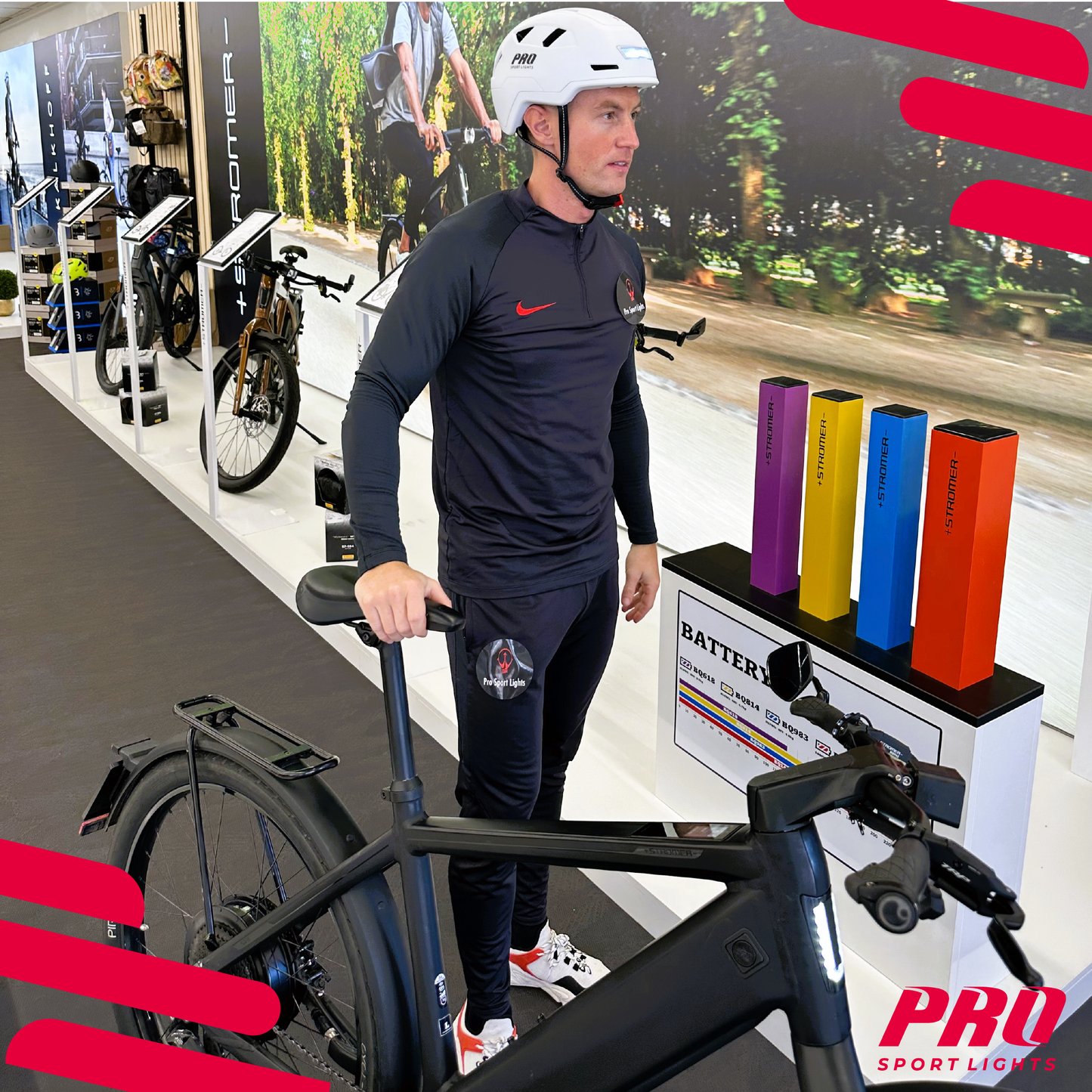 Pro Sport Lights Pedelec Fietshelm NTA 8776 - Wit