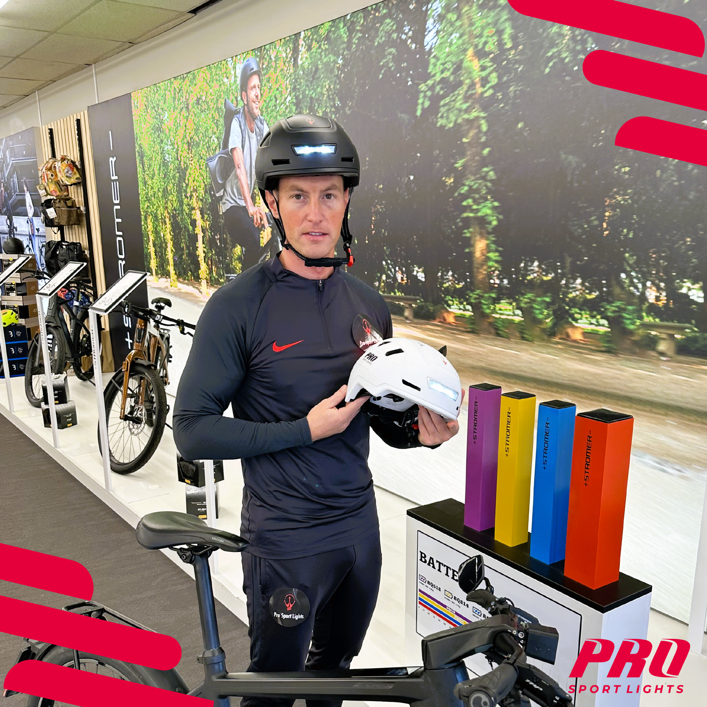 Pro Sport Lights Pedelec Fietshelm NTA 8776 - Wit