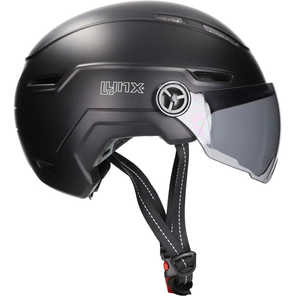 Lynx Speed Pedelec Helm met Visier - Zwart