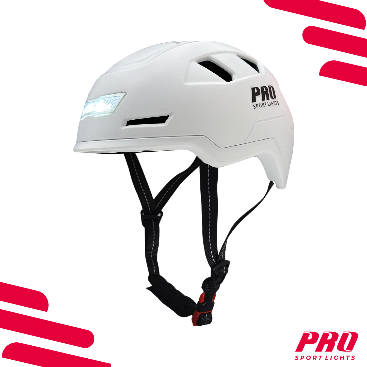 Pro Sport Lights Pedelec Fietshelm NTA 8776 - Wit