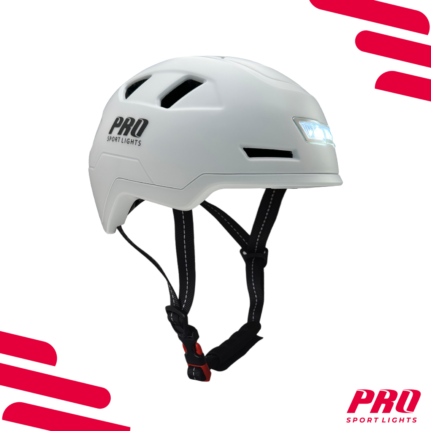 Pro Sport Lights Pedelec Fietshelm NTA 8776 - Wit