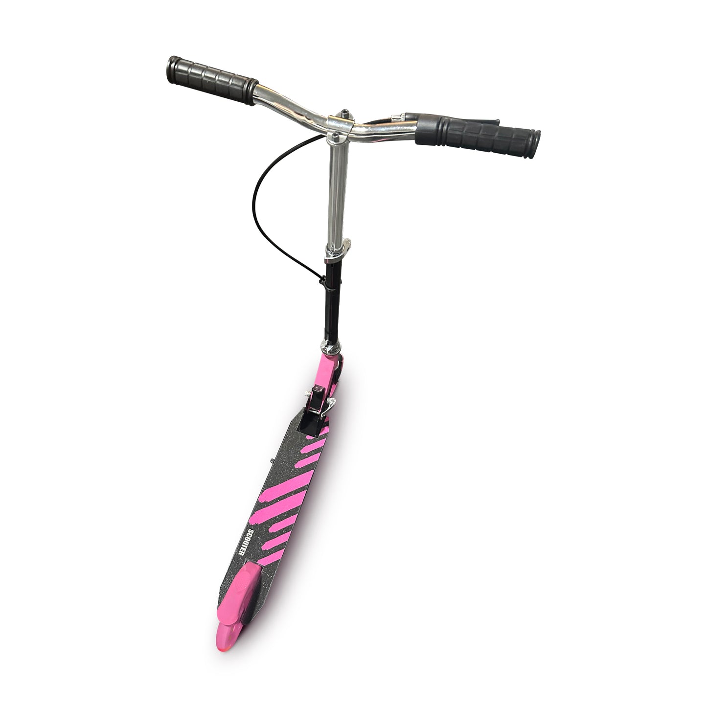 Stuntstep Meisjes Kinderstep - Step Zwart en Roze - Aluminium - tot 80 KG kopen online