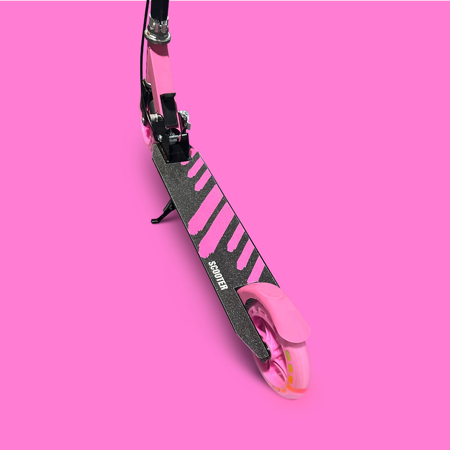 Stuntstep Meisjes Kinderstep - Step Zwart en Roze - Aluminium - tot 80 KG kopen online