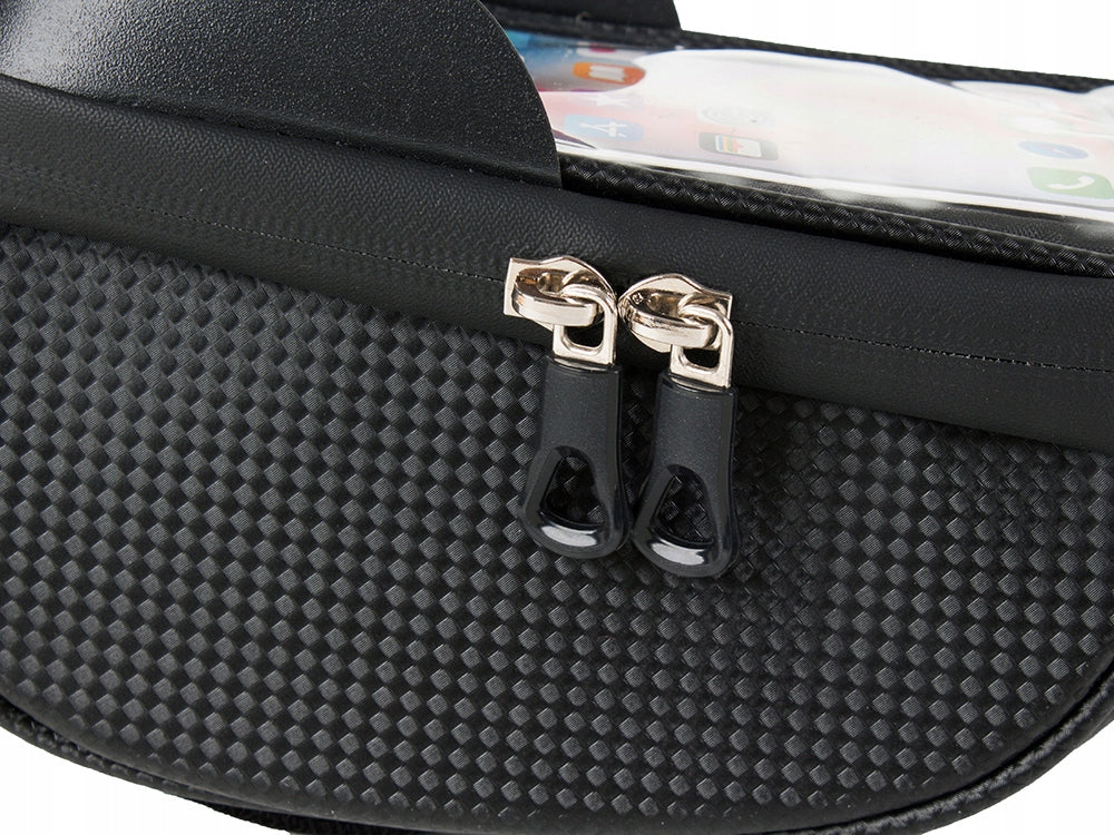 Stuurtas Fiets Met Telefoonhouder 1,6 Liter Zwarte Tas kopen