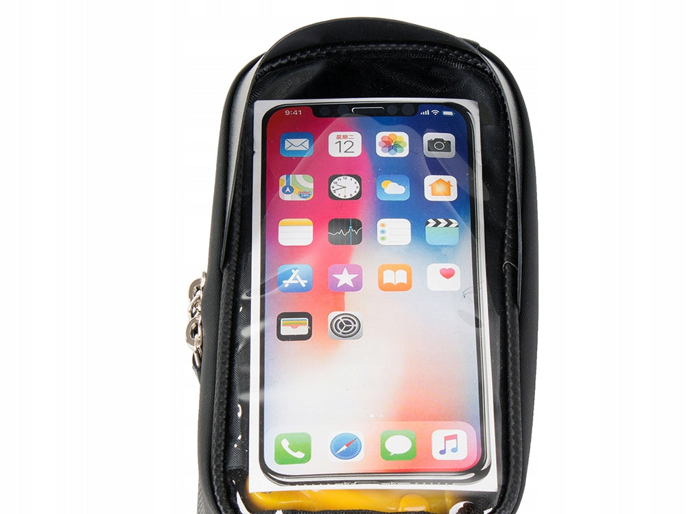 Stuurtas Fiets Met Telefoonhouder 1,6 Liter Zwarte Tas kopen