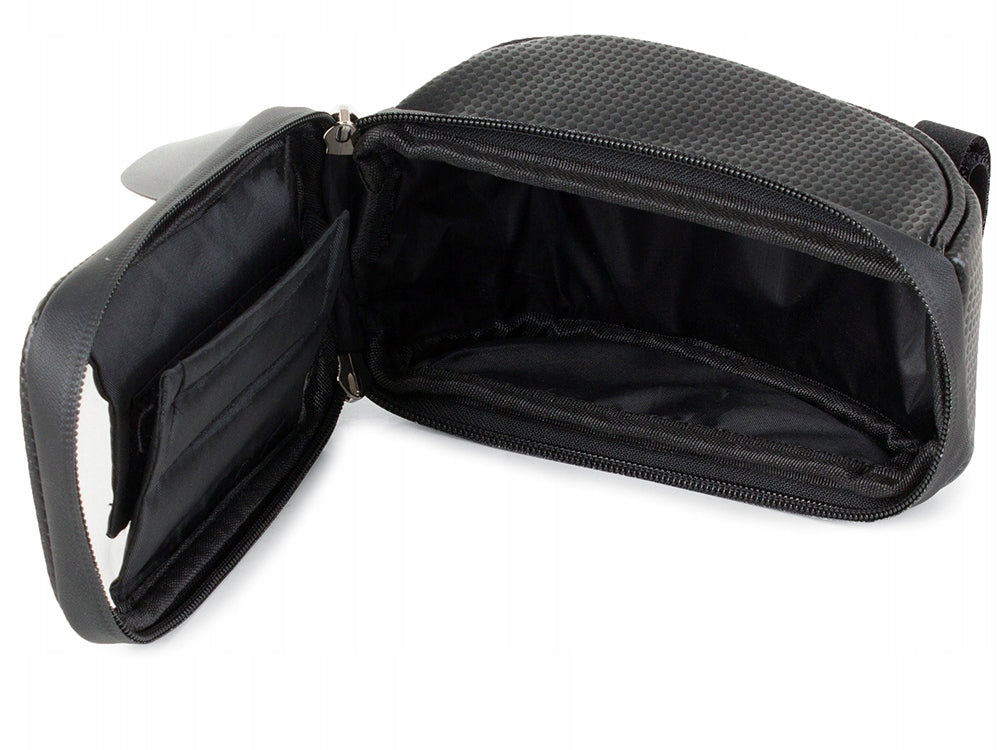 Stuurtas Fiets Met Telefoonhouder 1,6 Liter Zwarte Tas kopen
