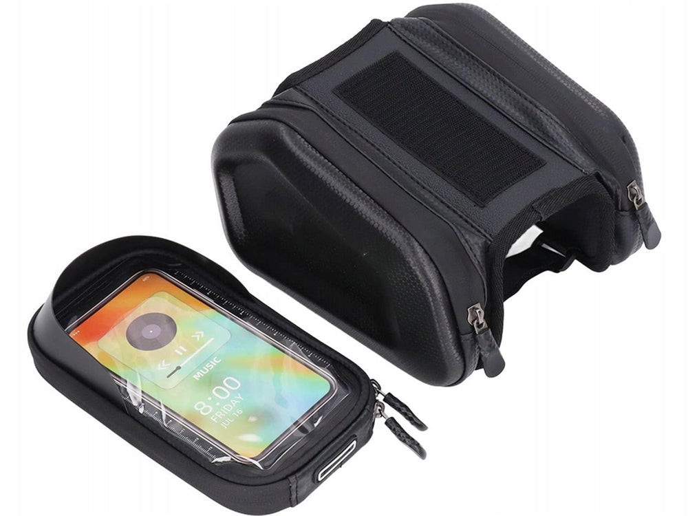 Stuurtas met Telefoonhouder 1,5 Liter Fietstas Zwart Kopen