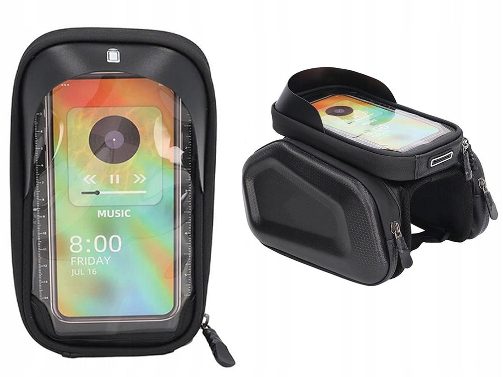 Stuurtas met Telefoonhouder 1,5 Liter Fietstas Zwart Kopen