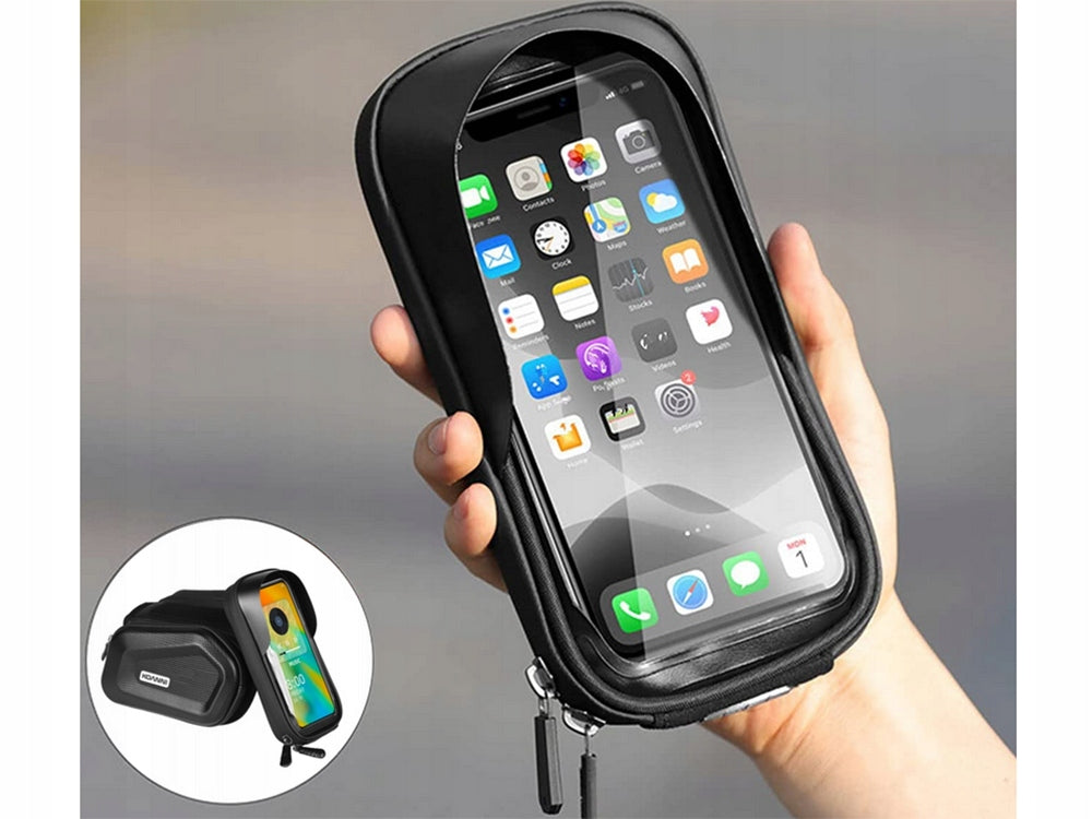 Stuurtas met Telefoonhouder 1,5 Liter Fietstas Zwart Kopen