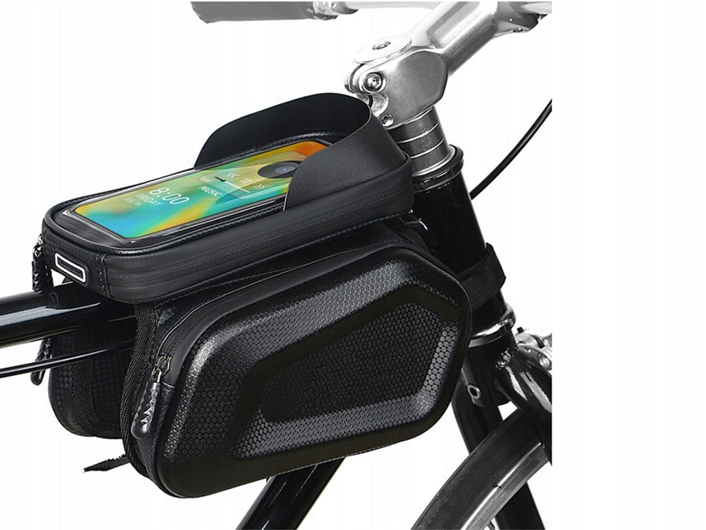 Stuurtas met Telefoonhouder 1,5 Liter Fietstas Zwart Kopen