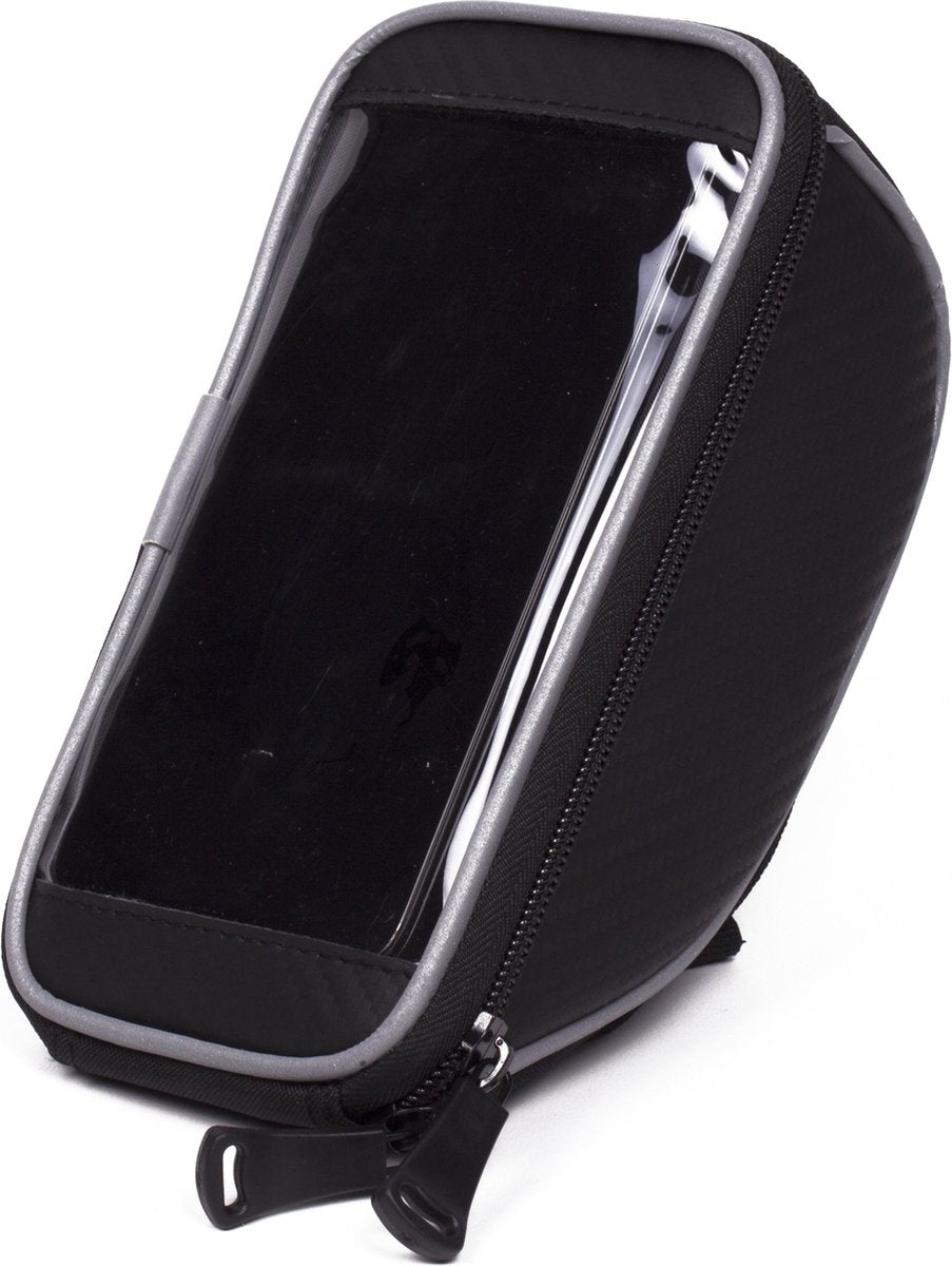 Benson Stuurtas Met Telefoonhouder Fiets Zwart