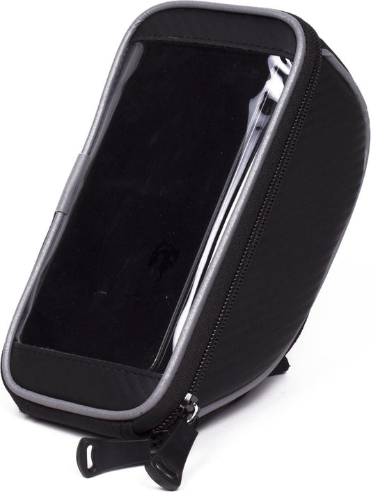 Benson Stuurtas Met Telefoonhouder Fiets Zwart