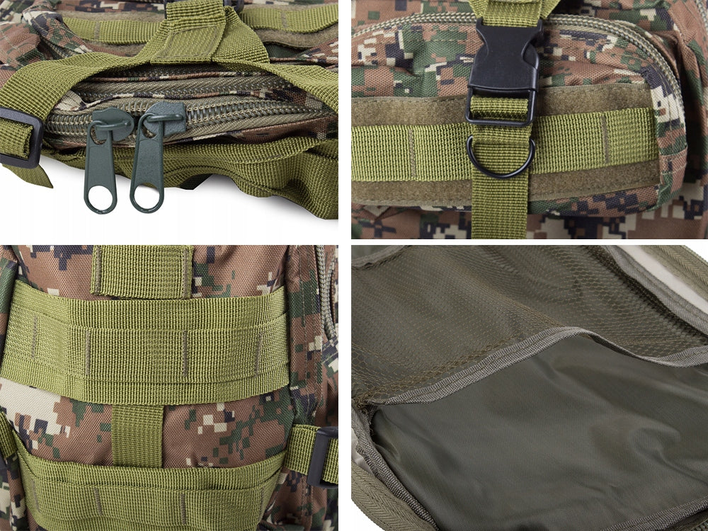 Tactische Militaire Rugzak Survival Woodland Camo 30 Liter