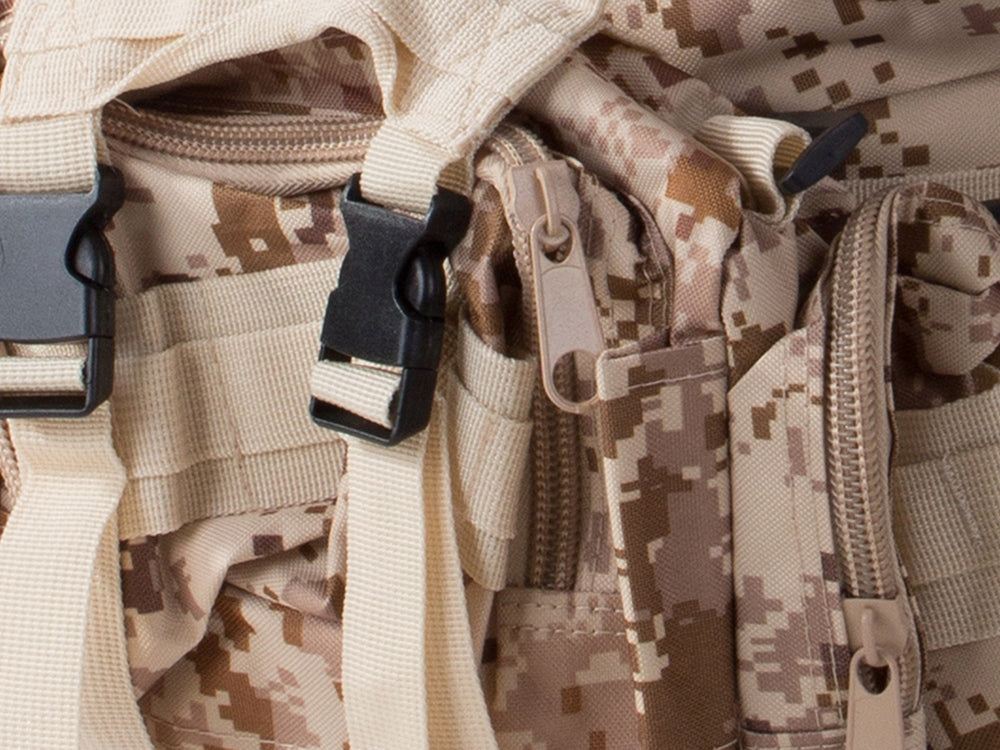 Tactische Survival camouflage rugzak 48,5 Liter Bruin kopen