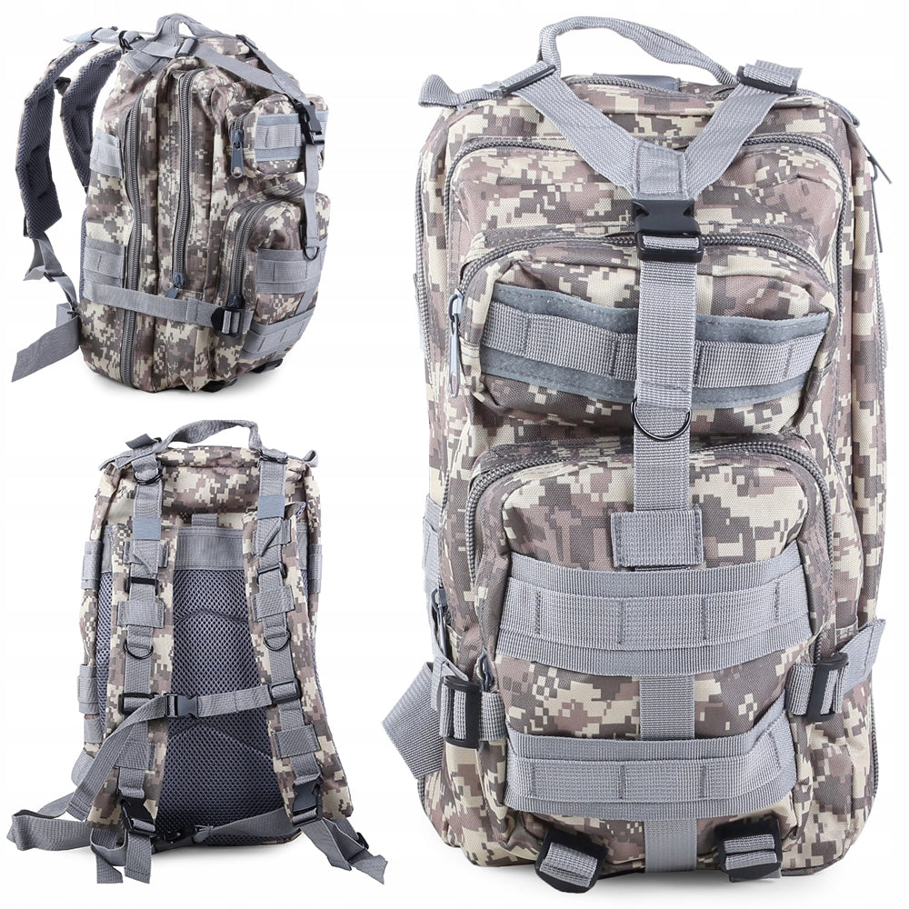 Taktisk rygsæk 30 l – digital camouflage