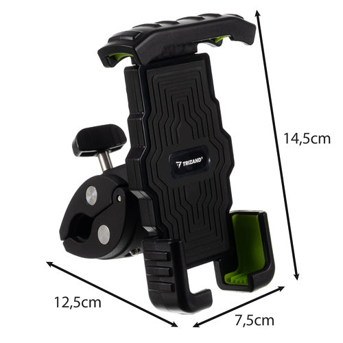 Telefoonhouder Fiets Waterdicht GSM Houder Fiets Motor Zwart Universeel kopen online