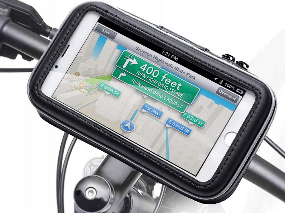 Telefoonhouder Fiets Waterdicht Zwart 360 Graden Draaibaar GSM Houder Motor kopen online
