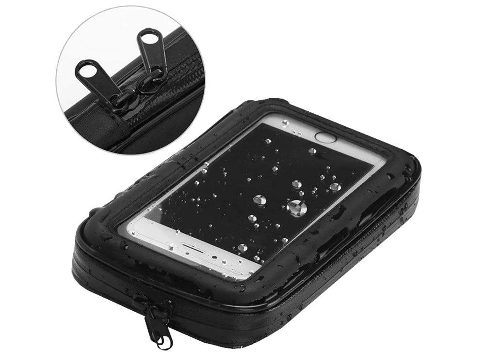 Telefoonhouder Fiets Waterdicht Zwart 360 Graden Draaibaar GSM Houder Motor kopen online