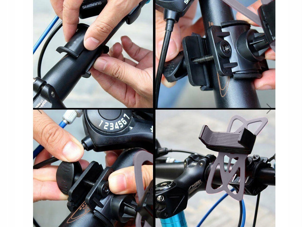 Telefoonhouder Fiets Zwart 360 Graden Verstelbaar GSM Houder Universeel kopen online