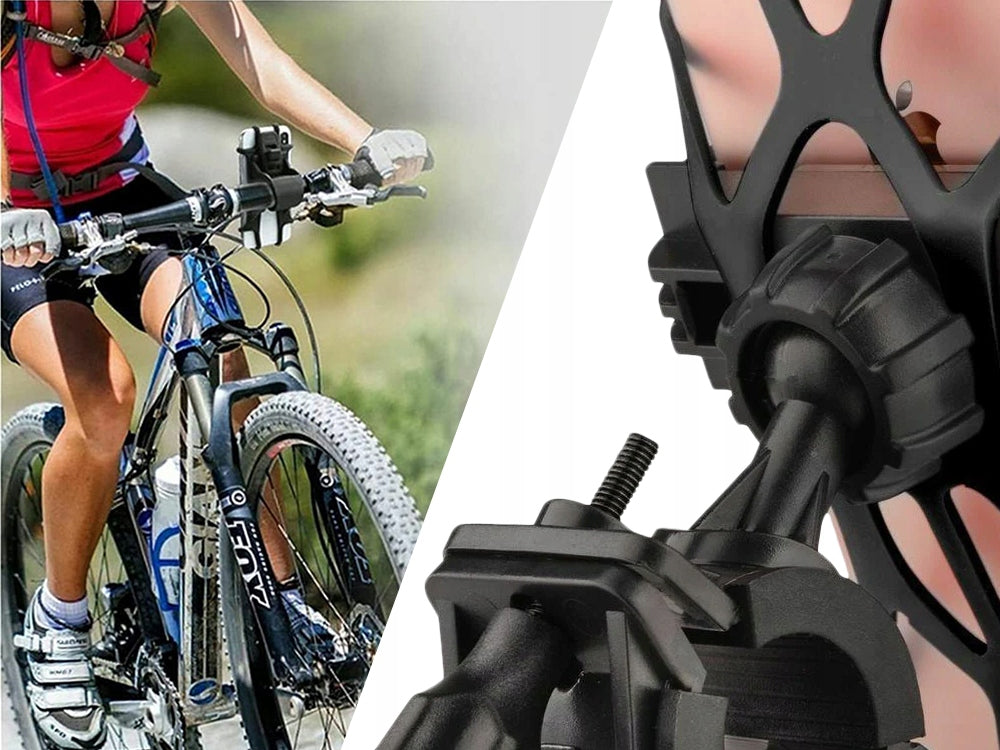 Telefoonhouder Fiets Zwart 360 Graden Verstelbaar GSM Houder Universeel kopen online