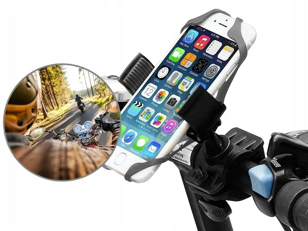 Telefoonhouder Fiets Zwart 360 Graden Verstelbaar GSM Houder Universeel kopen online