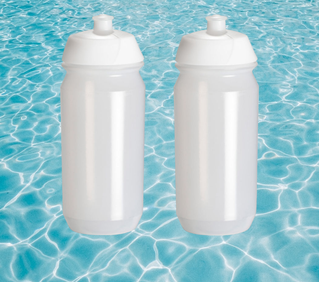 2x Pro Sport Lights Bidons - 500 ml - transparant