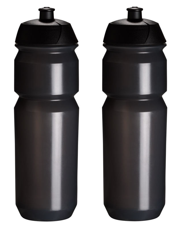Pro Sport Lights 2x Drinkbus - 750 ml - Transparant Zwart