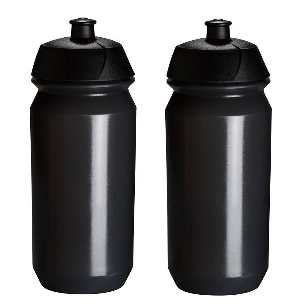 2 x Pro Sport Lights Bidon - 500 ml - Transparant Zwart