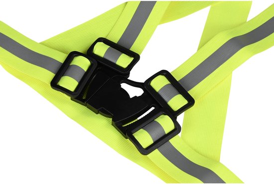 Veiligheidsvest met Reflecterende Strepen - Universele Pasvorm One Size