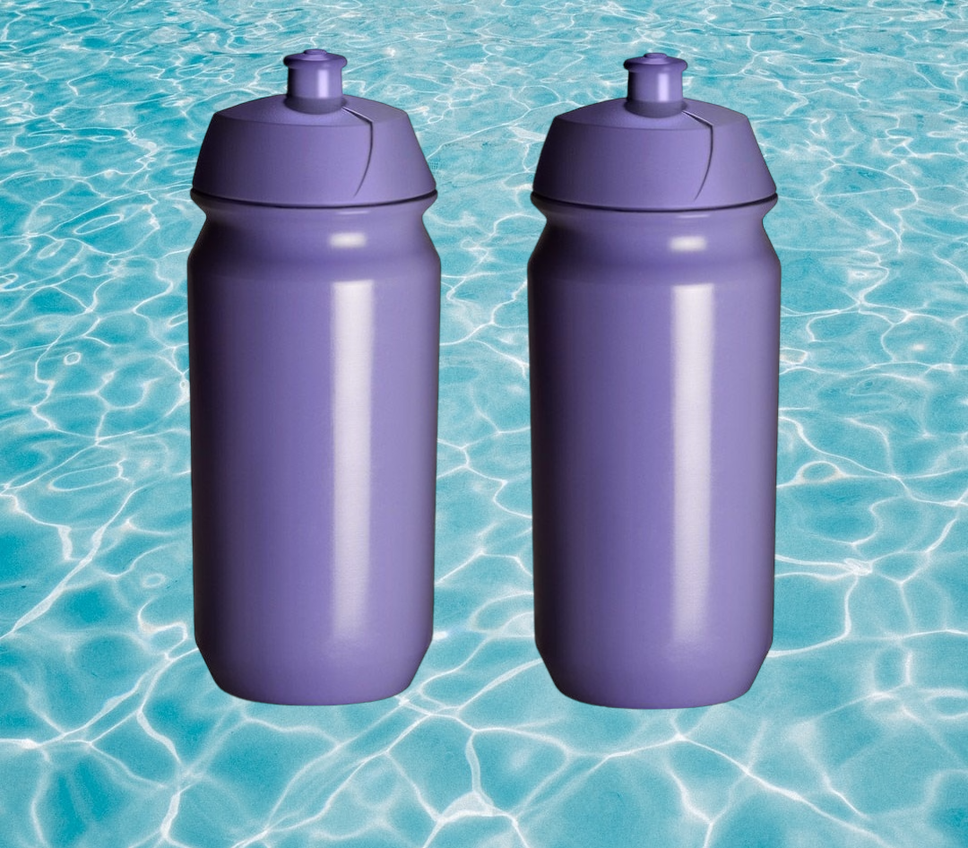 2x μοβ μπουκάλια νερού Pro Sport Lights 500 ml